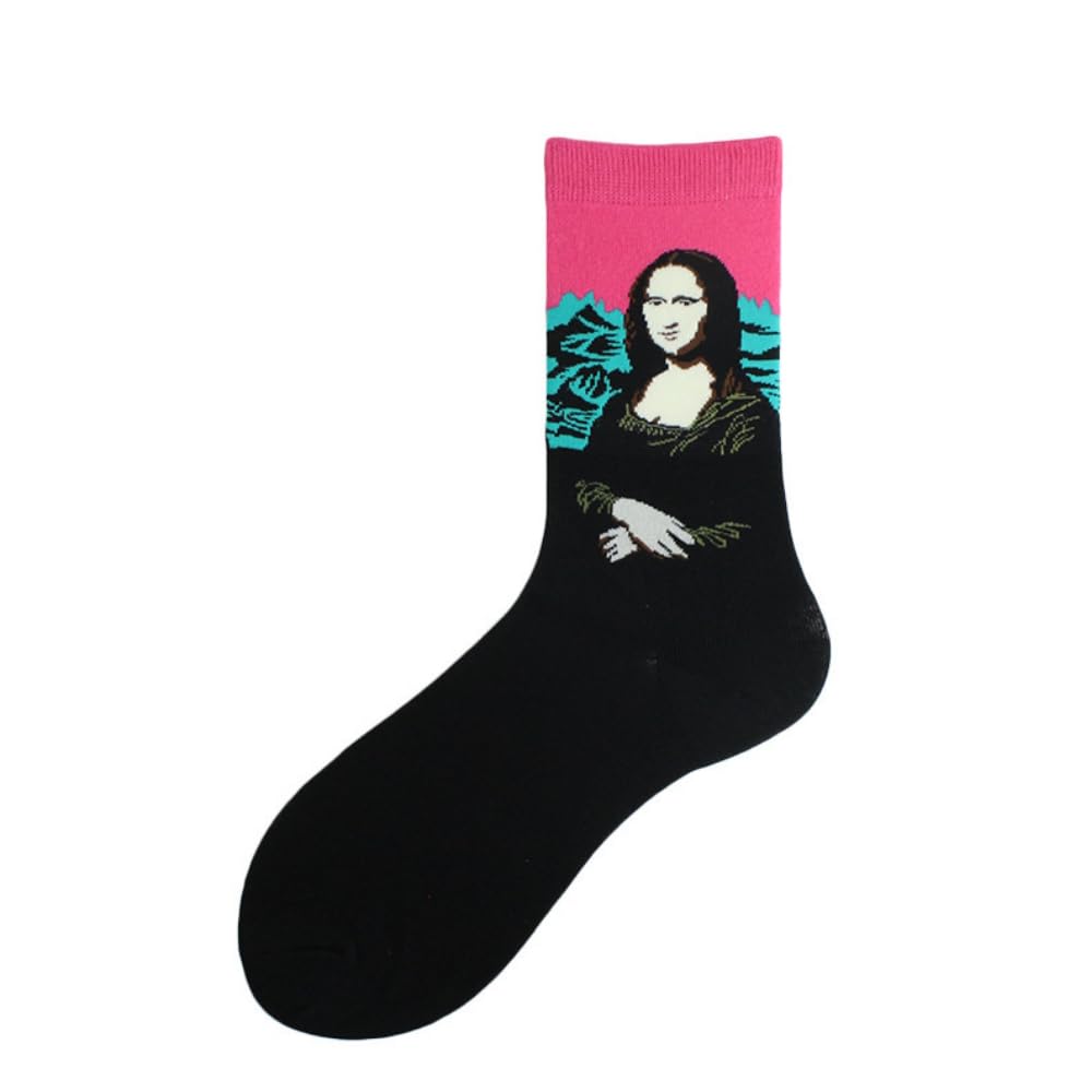 Noxxiez Cozy Soxxiez Mona Lisa 1 Pair Unisex Adult Socks