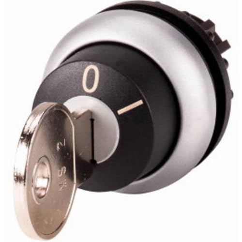 Interruptor de llave Eaton M22-WRS-MS2-A1 con 2 posiciones fijas de retención