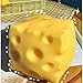 Super Cheese Squishy Big Giant Large Cube Block Slow Rising Squeeze Toy squeezable Stress Relief Original Sensory / Fidget Novelty Toy and Gift for Adults (2.6in)