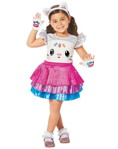 Spirit Halloween Gabby’s Dollhouse Toddler Cakey Cat Costume | Officially Licensed | Complete with Accessories 2T