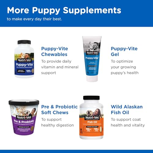 Nutri-Vet Milk Replacer For Puppies, Powdered Milk, Newborn Puppy Feeding, Dog Essentials, Dog Care, Veterinarian Recommended Dog Essentials, Whelping Supplies, Food Replacer, 12oz