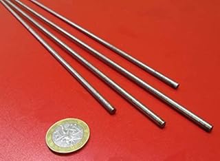 Metric 304 Stainless Steel Round Rod 4 mm Diameter x 3 Ft. Length 4 Units 12 Feet Total
