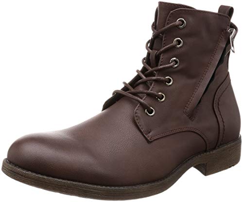 [ブラッチャーノ] 斜めジップブーツ BR-0647 ダークブラウン 25.5 cm