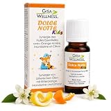 Dolce Notte Kids 15ml, Sinergia di Oli Essenziali Puri al 100% con Olio Essenziale Arancio Amaro, Mandarino e Limone, Oli Essenziali per Diffusori Naturali Made in Italy Gisa Wellness