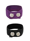 iYunyi Fashion Sexy Men Male Underwear Thong C-Strap Mention Ring Bracelet (1purple1black(2packs))