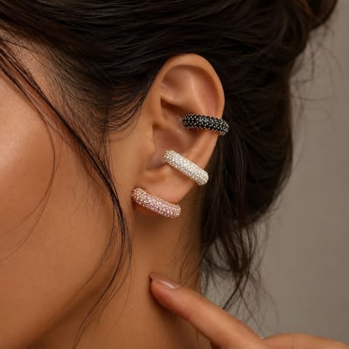 Image of Ear Cuff Set Non Piercing Stackable Clip On Earrings