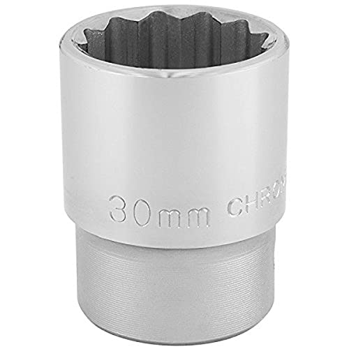 Draper T-MM/B 3/4 Square Drive 12 Point Socket (30mm), Blue, 30 mm