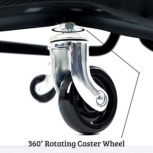 Image of 3 Tier Rolling Utility Cart with Wheels and Handle, Heavy Duty Mobile Kitchen Storage Cart Craft Cart Storage Trolley for Kitchen, Bathroom, Office Organization, Easy Assembly