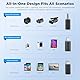 BOYA Wireless Lavalier Mikrofon, BOYALINK A1 Mini Mikrofon Handy Ansteckmikrofon für iPhone Android Kamera PC Laptop Videoaufnahme, Vlog, Podcast Live Stream Interview (TX+RX)