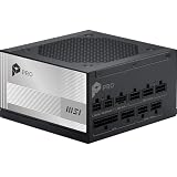 MSI PRO A1000PL PCIE5, Fully Modular Gaming 1000W Power Supply, 80+ Platinum, 12V-2x6 Cables, Server-Grade Capacitor, ATX 3.1 & PCIe 5.1 Ready, Low-Noise, Embossed Jacket Cables, 7 Year Warranty