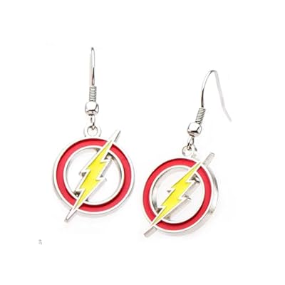 SalesOne Pendientes Dc Comics The Flash - Pendientes The Flash - Dc Comics regalos - Pendientes rayo Dc Comics Accesorios, Dc Comics merchandising oficial | Ya disponible en tu tienda friki favorita! En mundofriki.es!