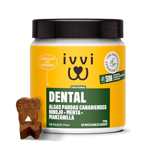 ivvi Dental Snacks para Perros con Pollo (60 Unidades)