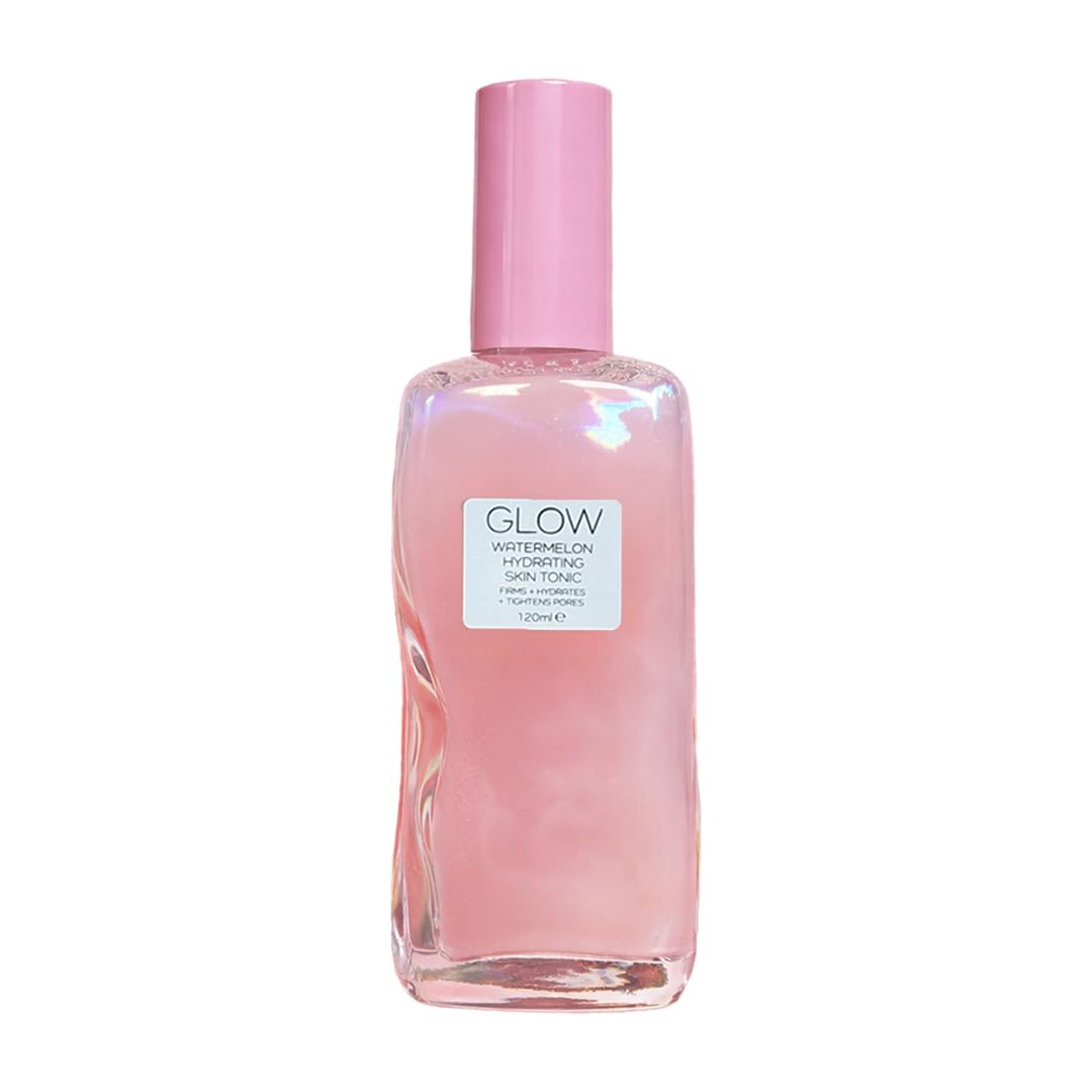Glow Hydrating Skin Tonic, Watermelon Niacinamide Hyaluronic Acid Face Toner, Pore Tightening Firming Hydrating Facial Toner, Gentle Exfoliating Skin Care, 120ml Glow By Healthpoint