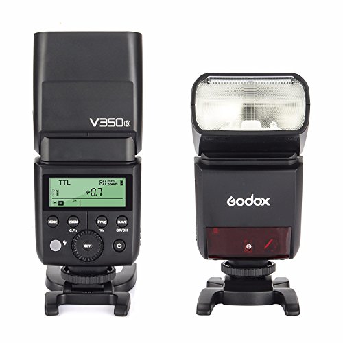 Godox V350S 2.4G Gn36 Ttl 1/8000S Hss With Li-Ion Rechargeable Battery 500 Full Power Camera Flash 22 Steps Of Power Outpout(1/1-1/128) For Sony A7Riii A7Rii A7R A58 A99 Ilce6000L A77Ii Rx10 A9 #TOP3