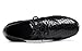TDA Men's Fashion Comfort Lace-up Round Toe Black Leather Salsa Tango Ballroom Latin Modern Dance Shoes 10 M US