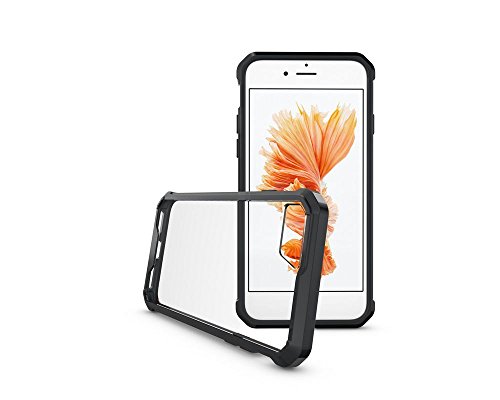 Iphone 7 Case, Hybrid Shock Modern Slim Grip Cell Phone Case For Apple Iphone 7 (2016) (Black) #TOP3