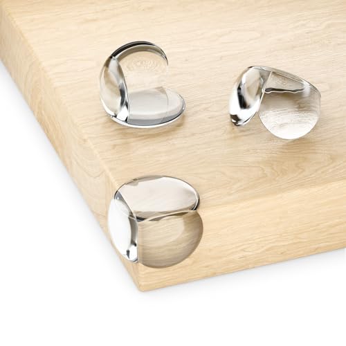 deleyCON 12 Stück Eckenschutz Baby - Selbstklebend Silikon Transparent...