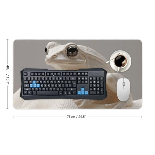 Tapis de bureau antidérapant grenouille pour protéger votre table des taches