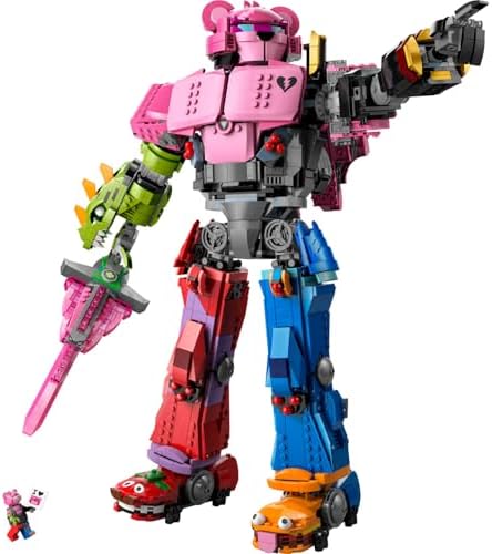 LEGO Fortnite Meka Takım Lideri 77078 – Yetişkinler için Video Oyunu Dünyasından İlham Alan Detaylı Koleksiyonluk Figür Yapım Seti, Pozlanabilir Model, Eşsiz Hediye Fikri (2503 Parça) - Görsel 2