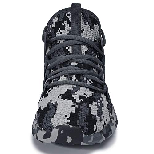 Image of INZCOU Running Shoes Lightweight Tennis Shoes Non Slip Gym Workout Shoes Breathable Mesh Walking Sneakers