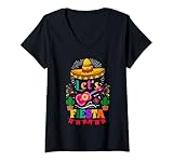 Photo Gallery donna let s fiesta mexican sombrero cinco de mayo cactus chitarra maglietta con collo a v Photo Gallery donna let s fiesta mexican sombrero cinco de mayo cactus chitarra maglietta con collo a v