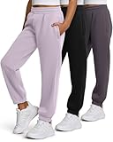 PURE CHAMP Girls Sweatpants 3 Pack Fleece Athletic Joggers, Teen Sweat Pants with Zipper Pockets and Drawstring Size 4-16 (Set 3 Size 7/8)