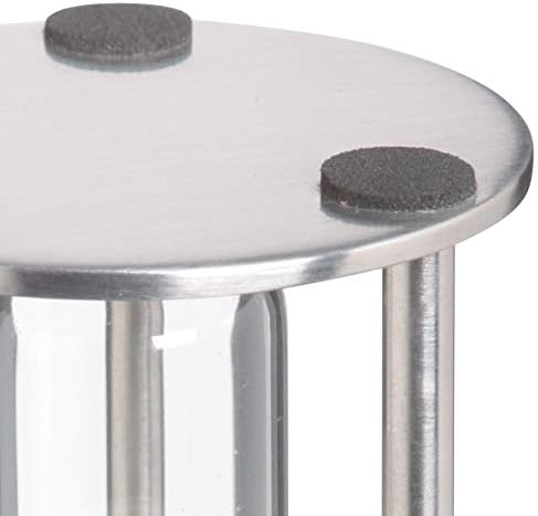 Close-up of the felt-lined base of the egg timer