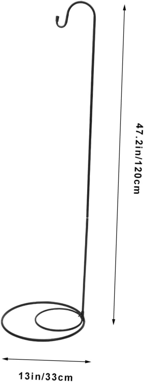 Iron Garden Shepherd Hook Outdoor Rustproof Plant Hanger Decorations Wedding Camping Accessory