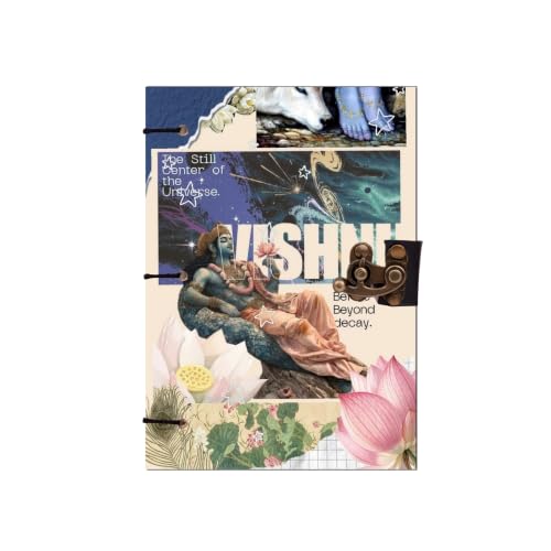 Image of Vishnu Diary Notebook 7x5 Inch 160 Pages Unruled Journal for Writing