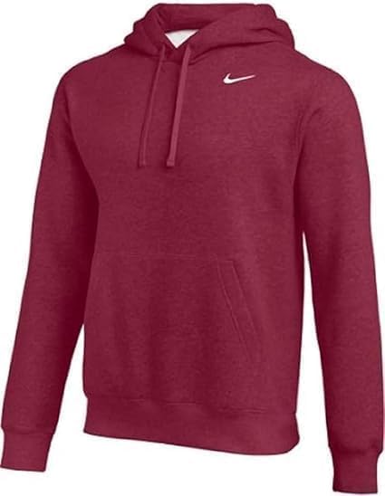 Nike Youth Fleece Pullover Hoodie (Cardinal, X-Large)