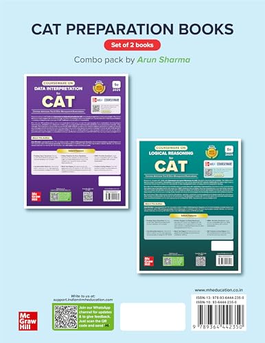 Image of Arun Sharma's CAT exam 2025-26 bundle / combo (set of 2 books) - Logical Reasoning(LR) + Data Interpretation(DI)