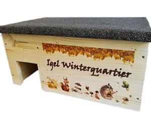 Nagerstore Igelhaus XXL Winterquartier mit Labyrintheingang
