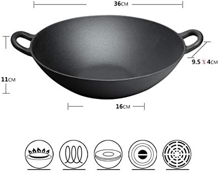 AIZYR Carbon Steel Flat Bottom Wok - Thumbnail 5