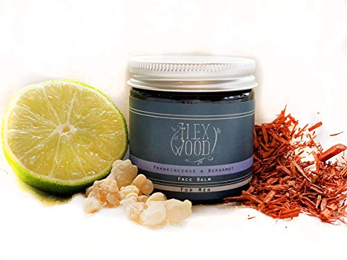 Frankincense And Bergamot Face Balm - 100% Natural, Vegan, Moisturising, Wrinkle And Line Reducing Ingredients, Cruelty Free, Palm Oil Free, Plastic Free, Handcrafted - 60Ml #TOP2