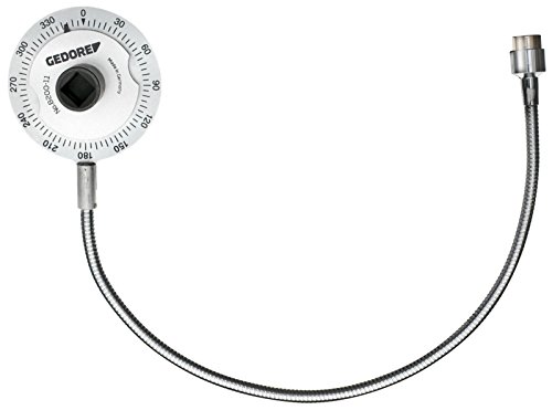 GEDORE 8200-11 Rotary Angle Gauge, 1/2 Inch, Simple Design, Pack of 1