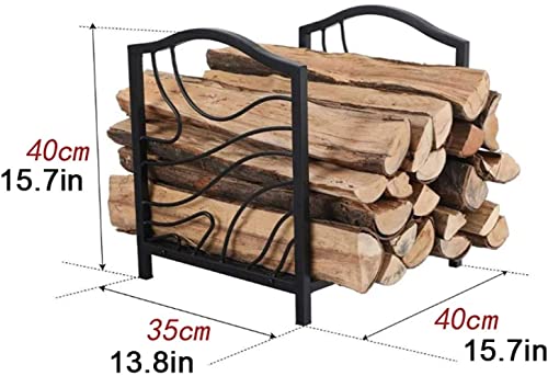 Support à bûches robuste anti-humidité pour bois de chauffage extérieur - 3