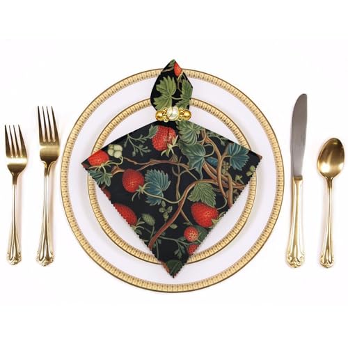 Servilletas de Tela con Estampado Floral Cuadradas 47.5 cm miniatura 3