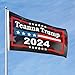 Teanna Trump 2024 Flag Double Sided 2x3 Feet - Vivid Color - Fade Resistant - Outdoor Banner with Grommets