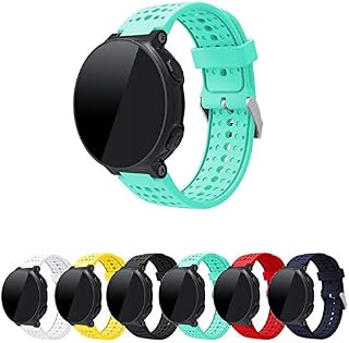 Pulseira Silicone compativel com Relogio Forerunner 235 220 230 620 630 735XT - Marca LTIMPORTS (Verde Tiffany)