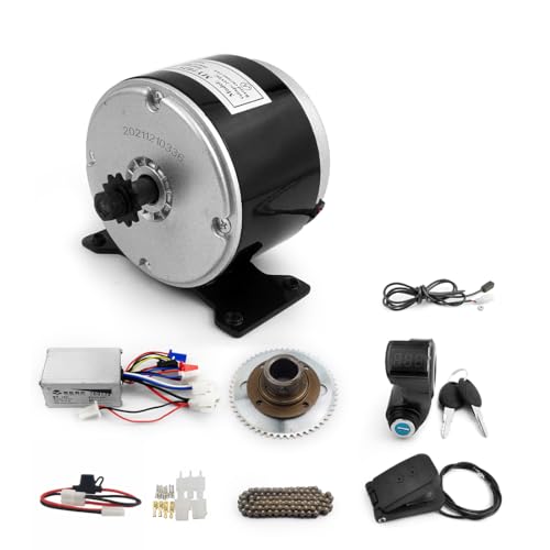 L-snabbare 24 V 250 W elektrisk driftkart motor kit med gaspedal 250 W borstad höghastighetsmotor hastighet styrd med pedalgas