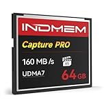 CF Card 64GB UDMA7 CompactFlash Card 160 MB/s High Speed Memory Card for Pro Cameras