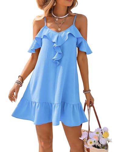 BB&KK Swimsuit Coverup for Women Bathing Suit Beach Cover ups Spaghetti Strap Dresses Swimwear Vacation Outfits