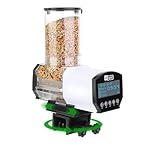 Automatic Fish Feeder for Indoor Aquarium, Rechargeable, Timer Function, Spiral Design, 500ML Large Capacity