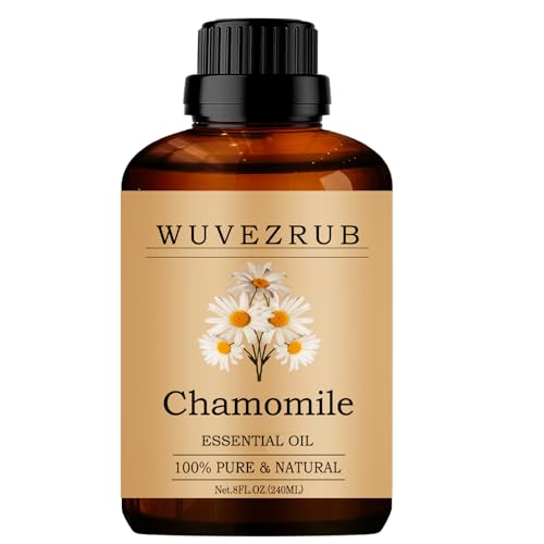 Wuvezrub Chamomile Essential Oil for Diffuser, Aromatherapy & DIY-240ml