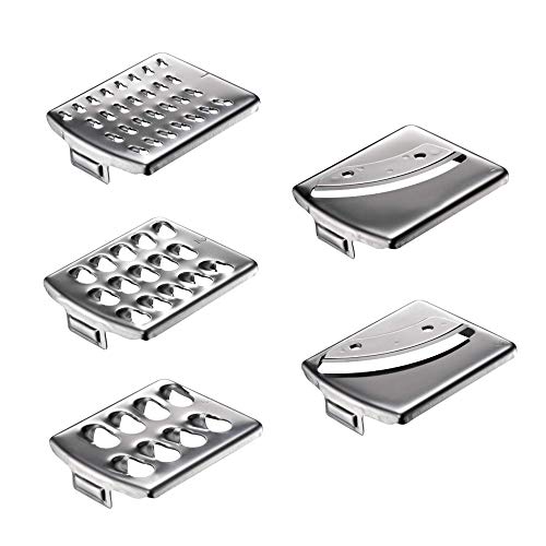 Bamix – “SliceSy” Food Processor Attachment – The Perfect Accessory for your Bamix Immersion Hand Blender – Made in Switzerland – Includes 3 Stainless Steel Graters – Food Processor – Light Grey - Thumbnail 3