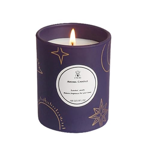 Velas con aroma a rosas - velas de frijol velas duraderas para hombres y mujeres la familia relaja...
