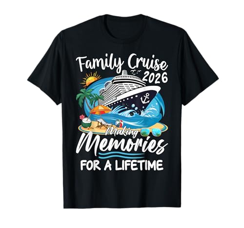 Family Cruise 2026 Family Matching Cruise Vacation Party T-Shirt