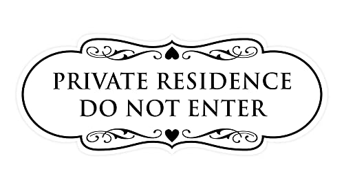 Panneau Private Residence pour sécuriser votre allée de jardin et entrée de maison