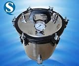 Tatoo Autoclave portátil de 18 litros, esterilizador de vapor a alta presión