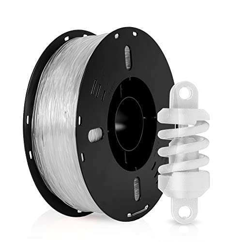 VOXELAB TPU Filament 1.75mm, PLA Elastic 3D Printer Filament, High Resilience, High...